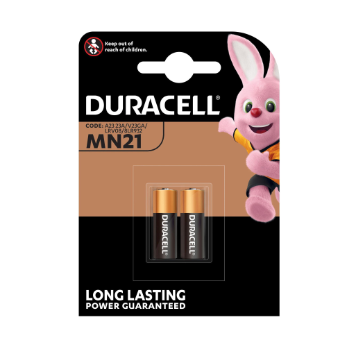 BLISTER 2 PILE DURACELL 12V (MN21